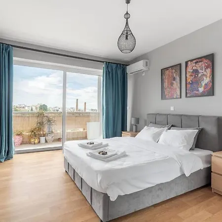 Apartment Charming Acropolis View Modern Design House 2bd